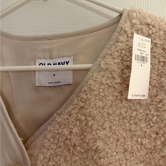 Old Navy Tan Teddy Jacket for Women - Picture 2 of 3